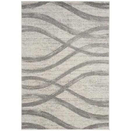 Safavieh Adirondack Power Loomed Rectangle Area Rug, Cream and Grey - 8 x 10 ft. ADR125C-8